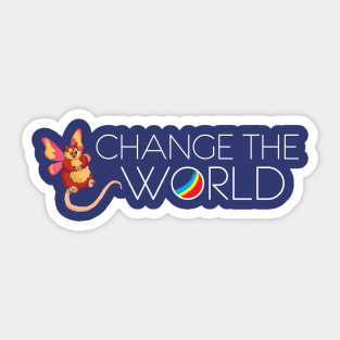 Change the World Sticker